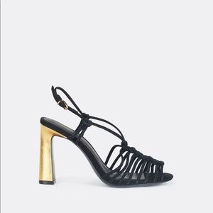 JOIE ODETTA SUEDE SANDAL HEELS
